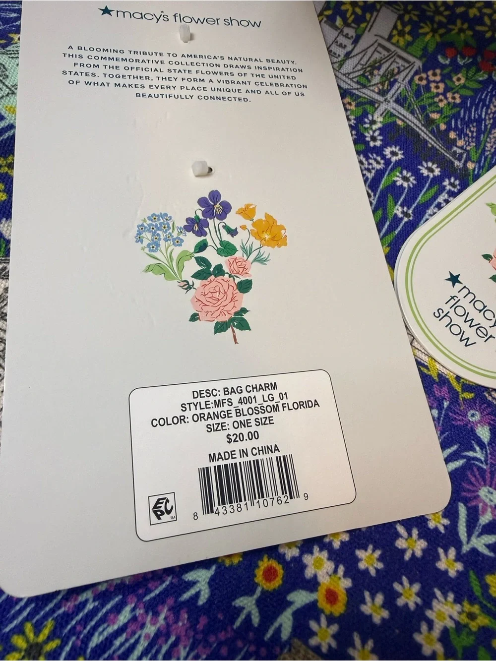 Macy’s Flower Show Tote bag and bag charm 2026
